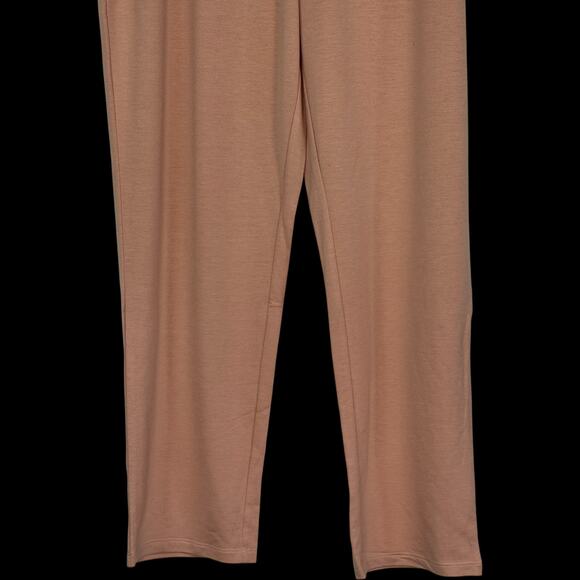 Eaze Wear by Antthony Pull On Pants XL Peach Stretch Knit Lounge Travel NWT - Picture 7 of 11
